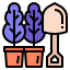 Garden design services icon icon