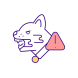 cat rabies icon