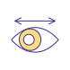 testing eye reflectors icon