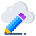 Cloud Writing icon
