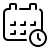 parakeet line style schedule icon