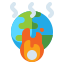 il riscaldamento globale icon