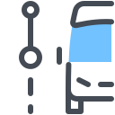 市バスの現在の停留所 icon