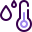 wet thermometer icon