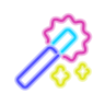 neon style fantasie icon