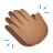 Clapping Hands Medium Skin Tone icon