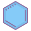 cute color style 벤젠 반지 icon