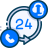 24h Support icon