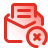 Delete Open Envelope icon