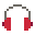 color pixels style kopfhörer icon