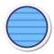 stickers style breitengrad icon