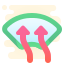 cute clipart style windscreen defrost icon