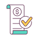 paycheck approvement icon