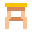 color pixels style seggiola da bar icon