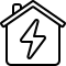 house electricity icon
