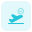 Flight on time with a tick marks sign icon