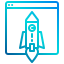 发射 icon