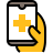 Medical mobile icon
