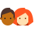color style couple skin type 5 and 1 icon