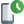 Mobile phone timer or stopwatch function logotype icon