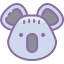 cute color style 코알라 icon