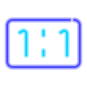 neon style originalgröße icon