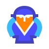avantgarde style owl icon