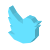 isometric color style 지저귀다 icon