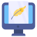 vintage schreiben icon