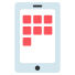 외부-모바일-앱-미래-기술-플랫-vol-2-벡터슬랩 icon