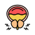 prostate blocking urine icon