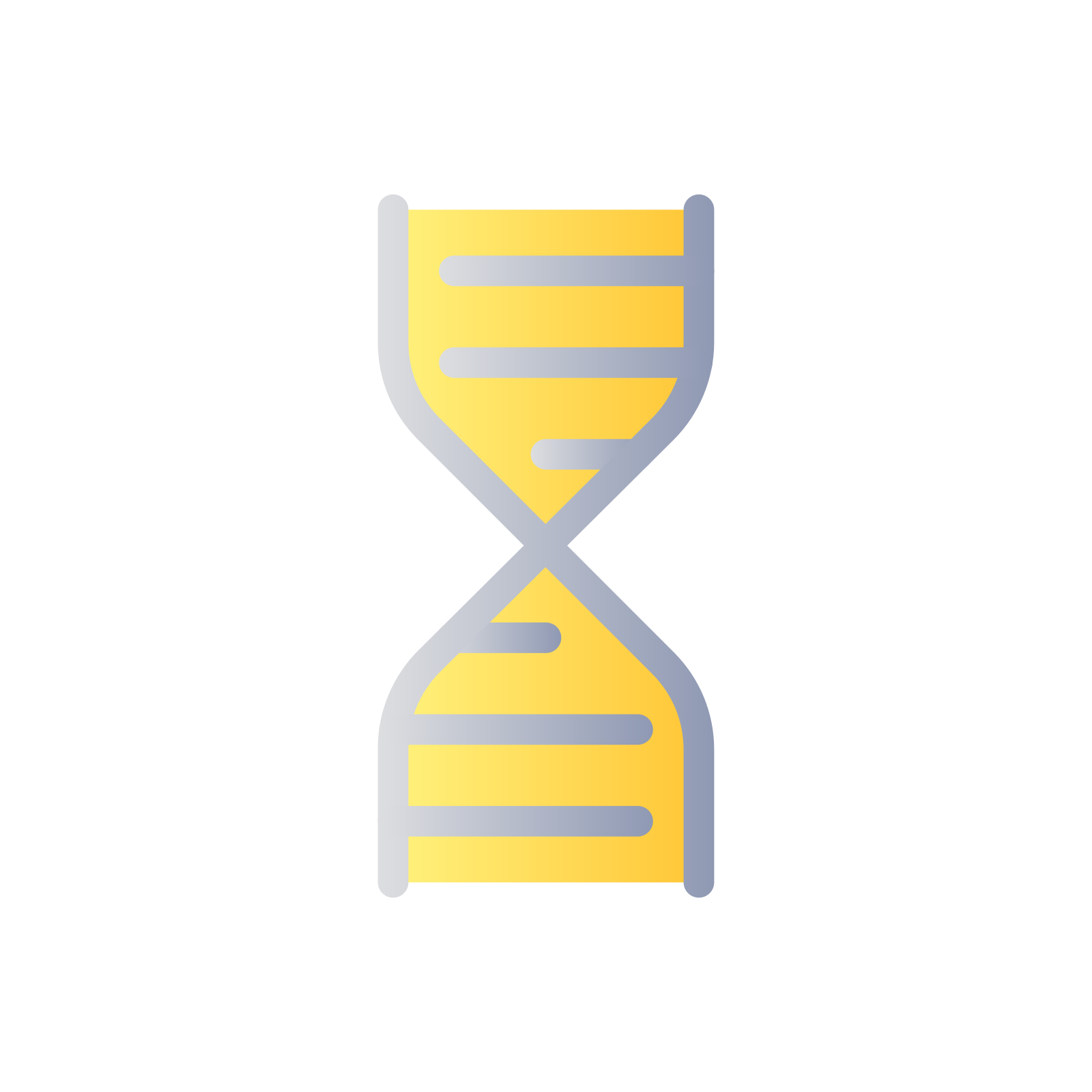 외부-DNA-구조-교육-플랫-글리프-파파-벡터-2 icon