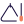 Triangle music instrument with a drumstick layout icon