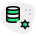 Internal settings and preferences of an office local storage server device icon