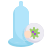 Condom virus icon
