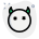Dead emoticon with eyes crossed resembling dead emoji icon