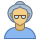 人-老人-女性-皮肤类型-4 icon