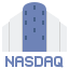 外部ナスダック投資フラティコンフラットフラットアイコン icon