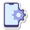 stickers style phonelink setup icon