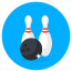 Boule de bowling icon