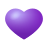 фиолетовое сердце icon