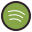 retro style spotify icon