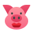 Porco com batom icon