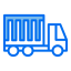 외부 화물 운송 및-물류-창작 유형-파란색 필드-색상 창조 유형 icon