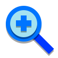 papercut style zoom in icon