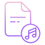 fichier-musique-externe-musique-icongeek26-outline-gradient-icongeek26-5 icon