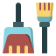 Brush and Dustpan icon