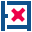 stencil style safe icon