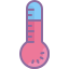 cute color style 온도계 icon