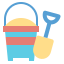 sand bucket icon
